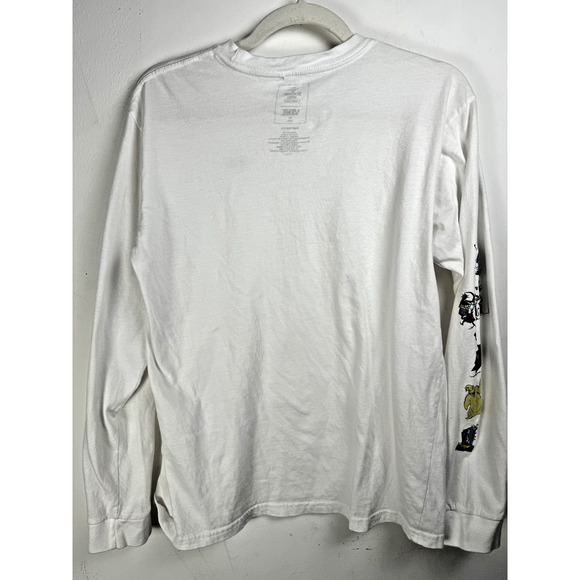 The Nightmare Before Christmas X Vans White Long Sleeve Graphic Print Shirt - Picture 7 of 9